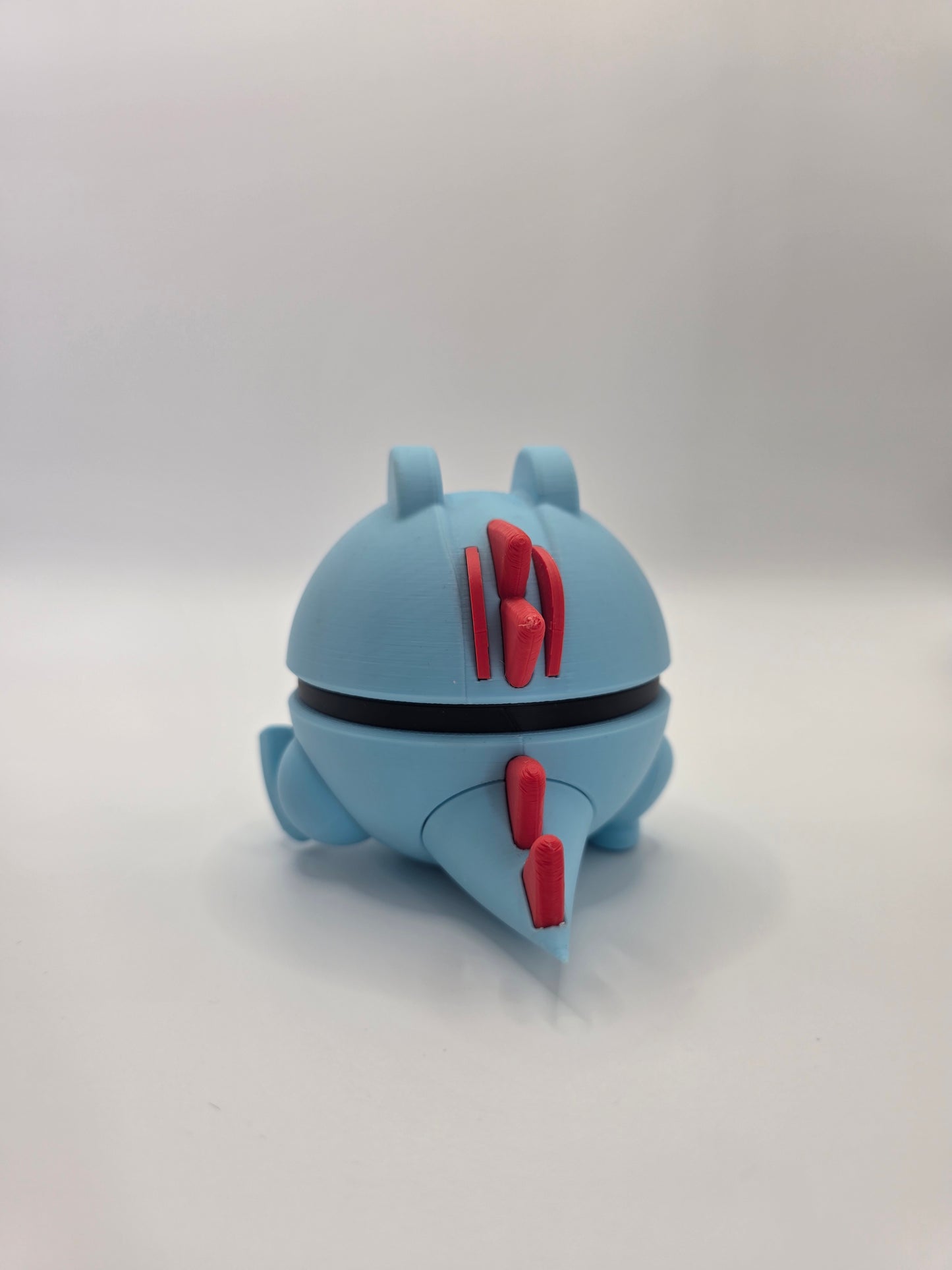 Character Design - 3D Printed Character Ball - Totodile - Unique Display Collectible.