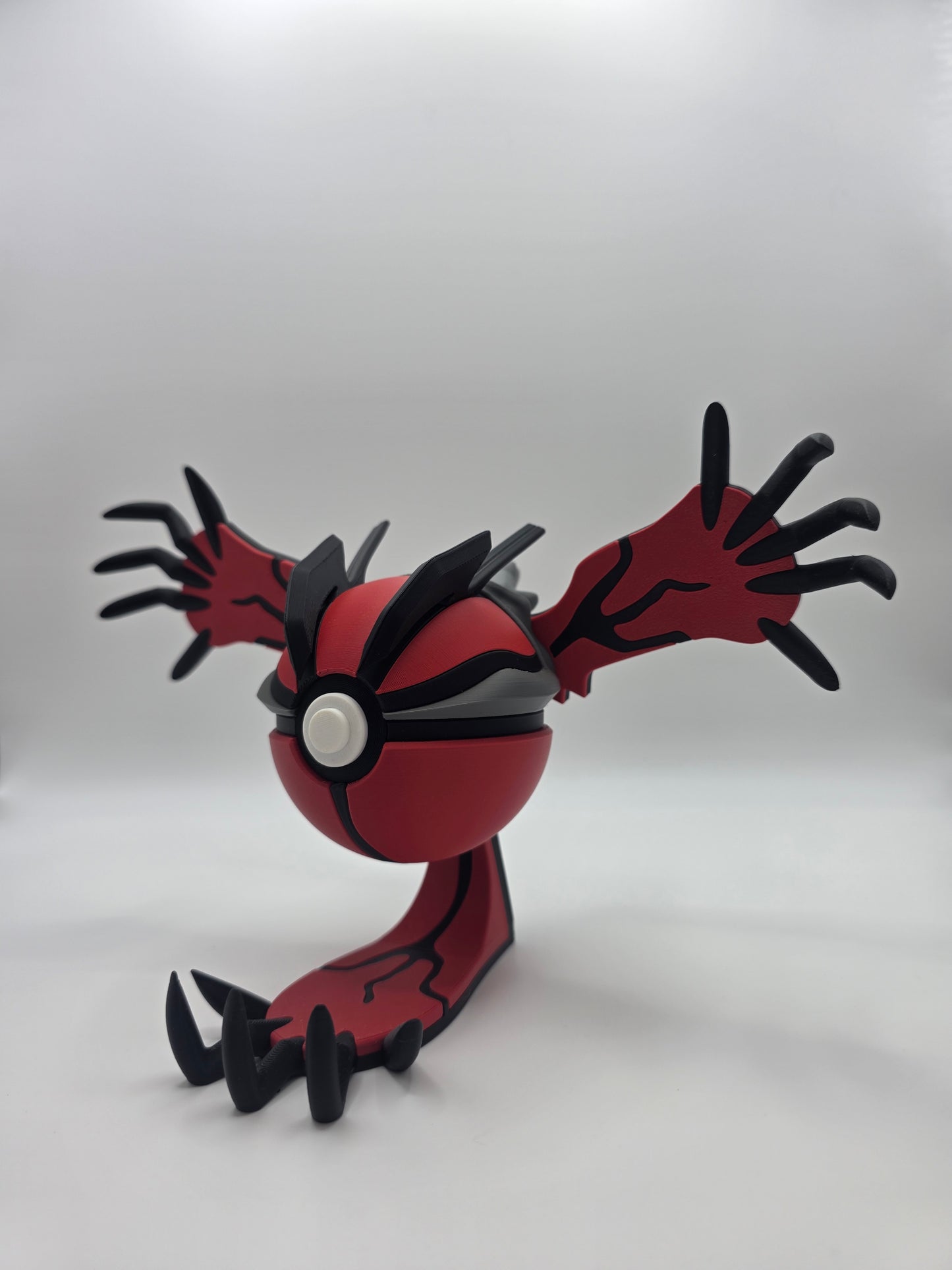 Character Design - 3D Printed Character Ball - Yveltal - Unique Display Collectible.