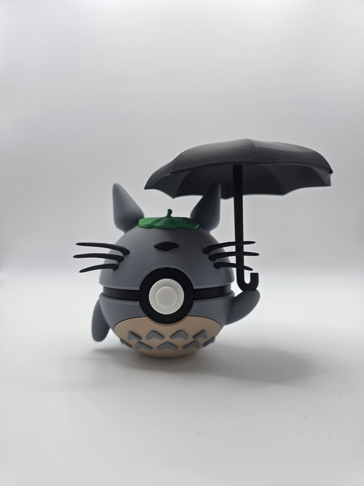 Character Design - 3D Printed Character Ball - Totoro - Unique Display Collectible.