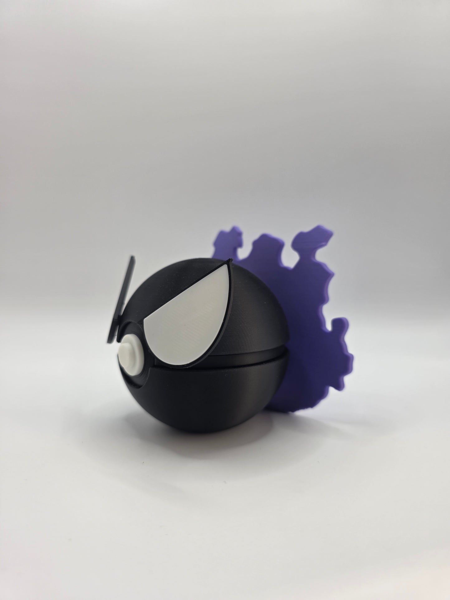 Character Design - 3D Printed Character Ball - Gastly - Unique Display Collectible.