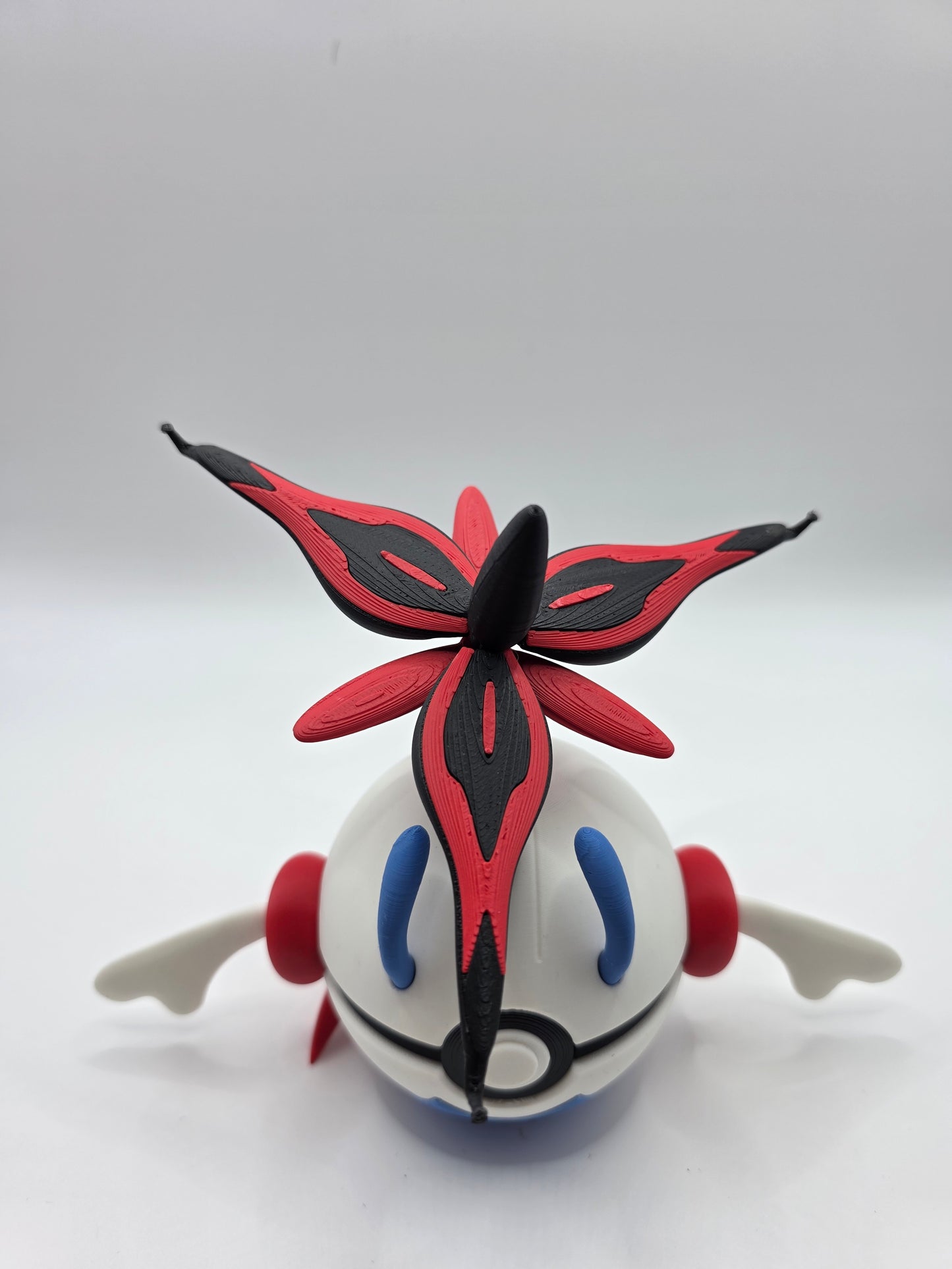 Character Design - 3D Printed Character Ball - Eternal Floette - Unique Display Collectible.