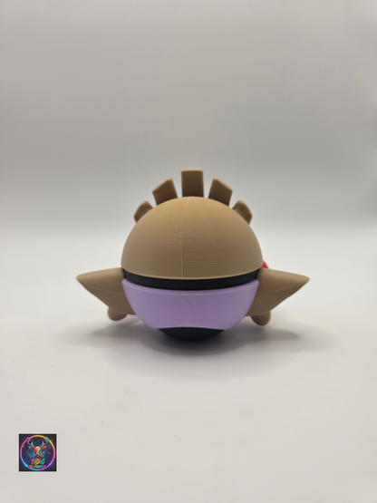 Character Design - 3D Printed Character Ball - Hitmonchan - Unique Display Collectible.
