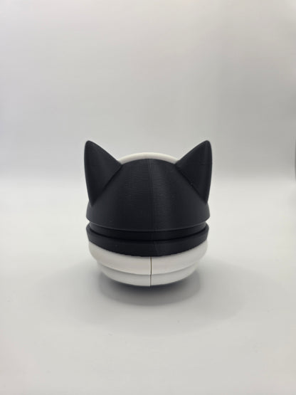 Character Design - 3D Printed Character Ball - Houndour - Unique Display Collectible.