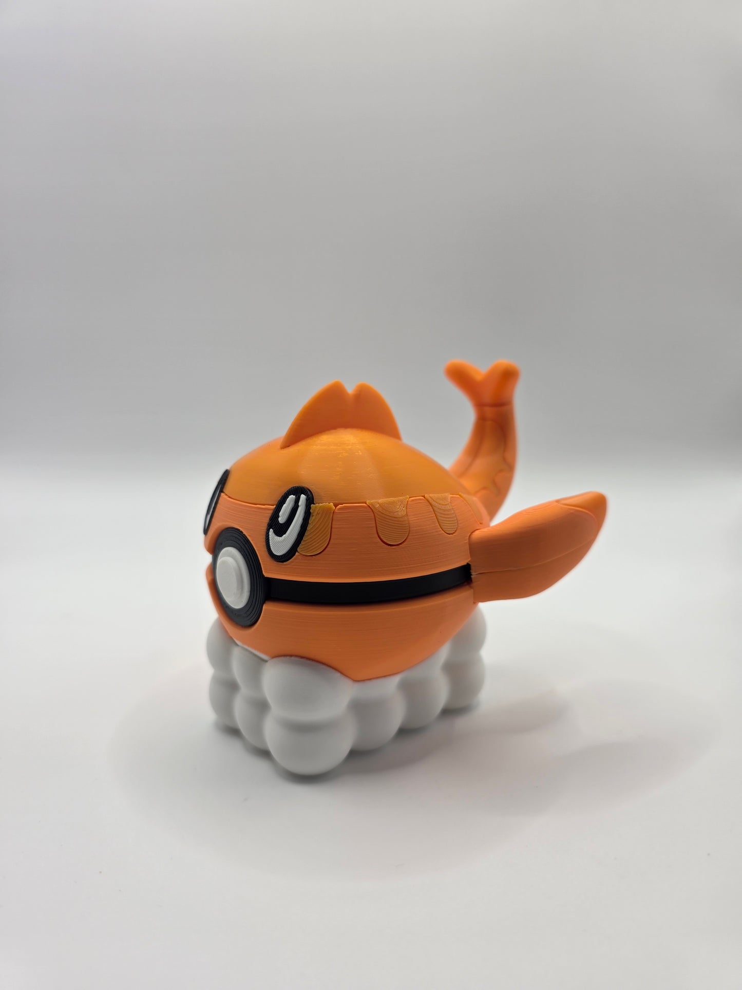 Character Design - 3D Printed Character Ball - Tatsugiri - Unique Display Collectible.