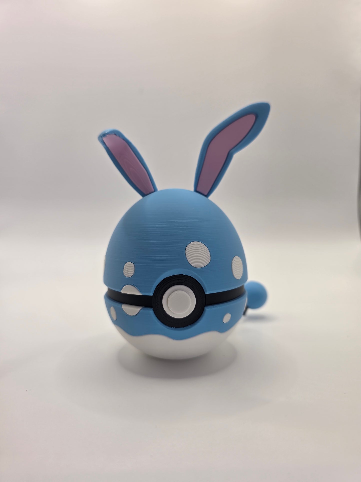 Character Design - 3D Printed Character Ball - Azumarill - Unique Display Collectible.