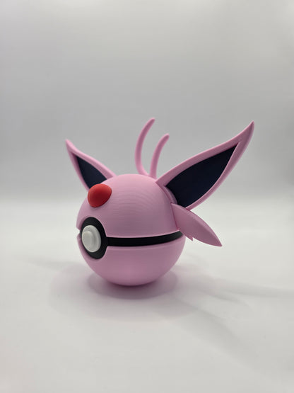 Character Design - 3D Printed Character Ball - Espeon - Unique Display Collectible.