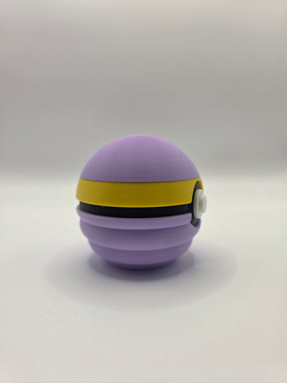 Character Design - 3D Printed Character Ball - Ekans - Unique Display Collectible.