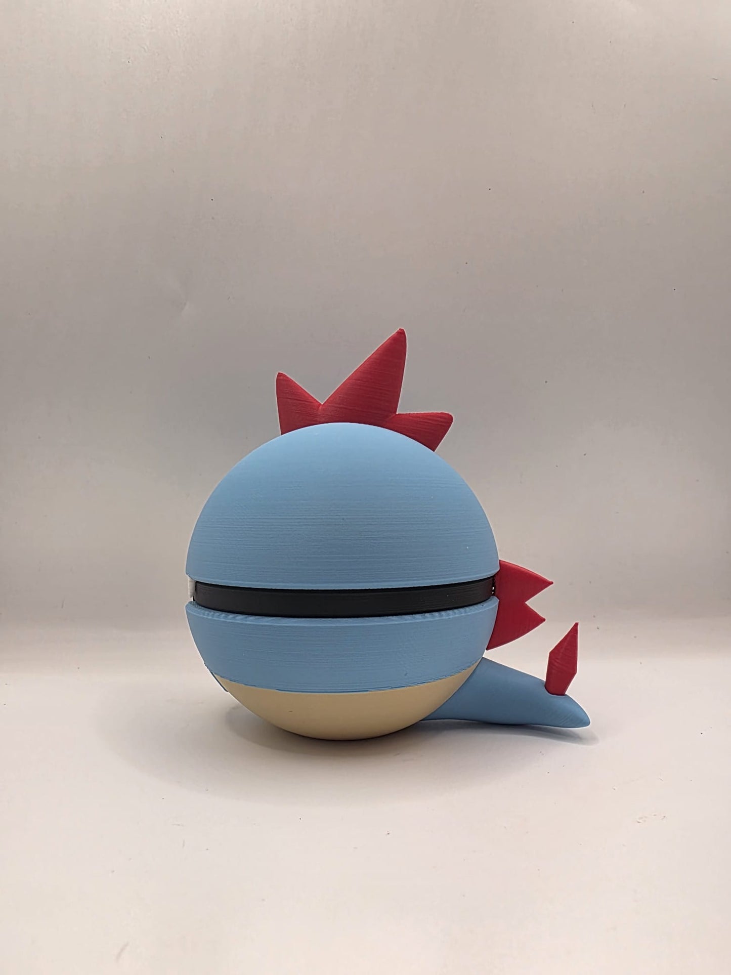 Pokemon Character Design - 3D Printed Pokeball - Croconaw - Exclusive Display Collectible.
