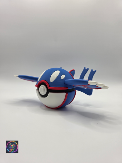 Character Design - 3D Printed Character Ball - Kyogre - Unique Display Collectible.