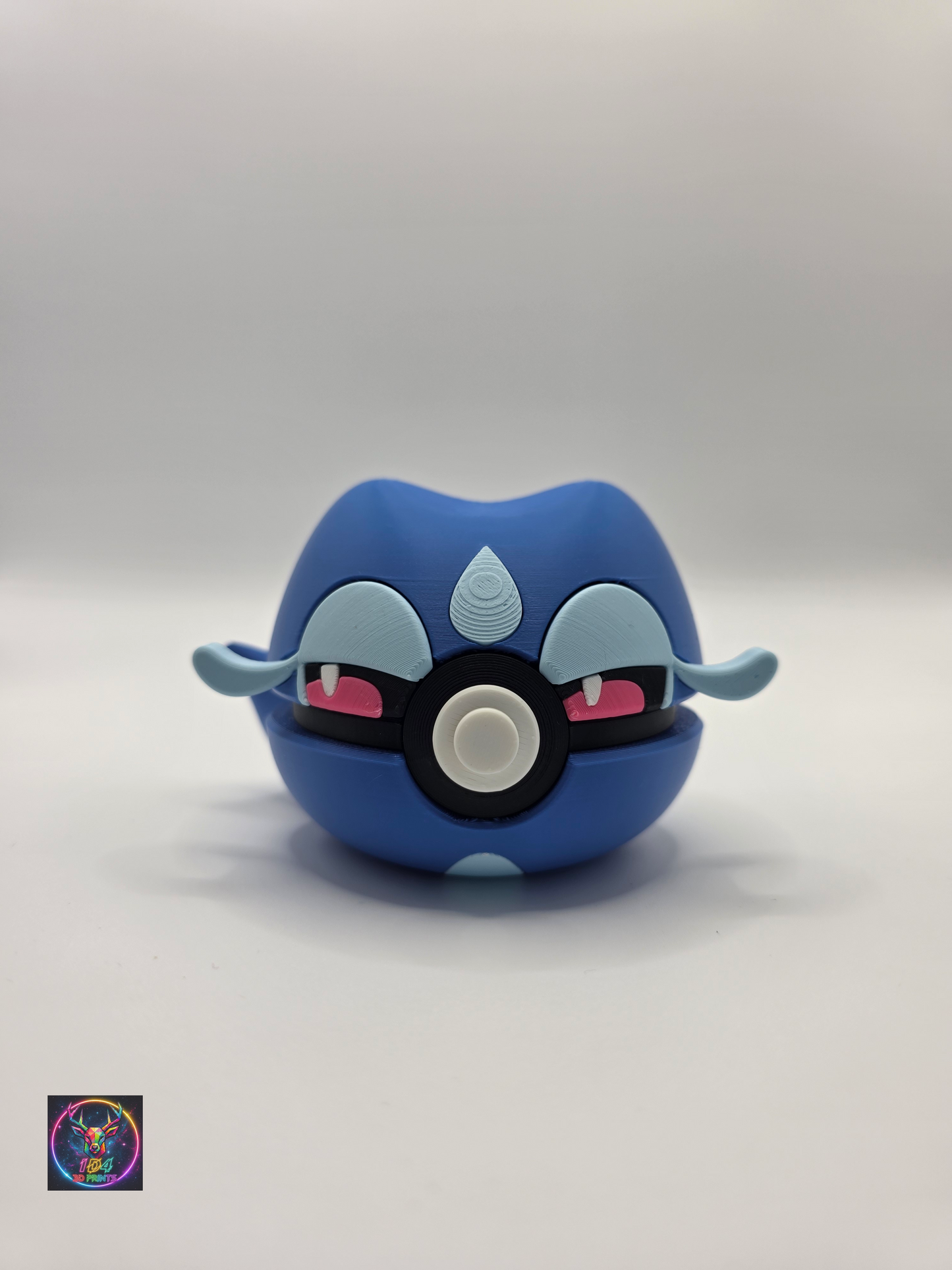 Character Design - 3D Printed Character Ball - Gecqua - Unique Display Collectible.