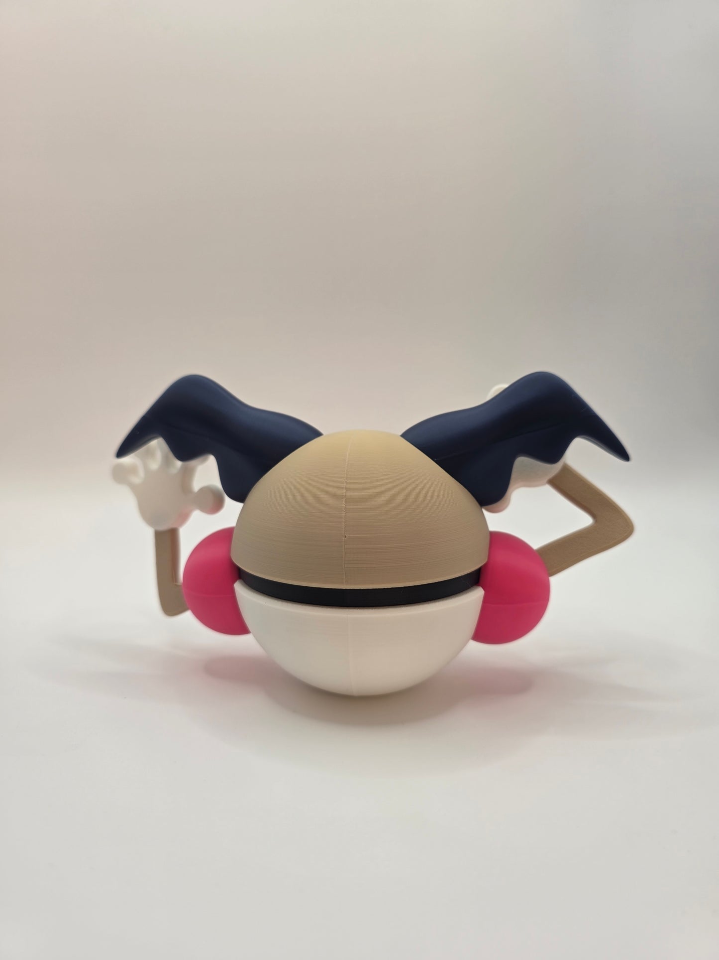 Character Design - 3D Printed Character Ball - Mr Mime - Unique Display Collectible.