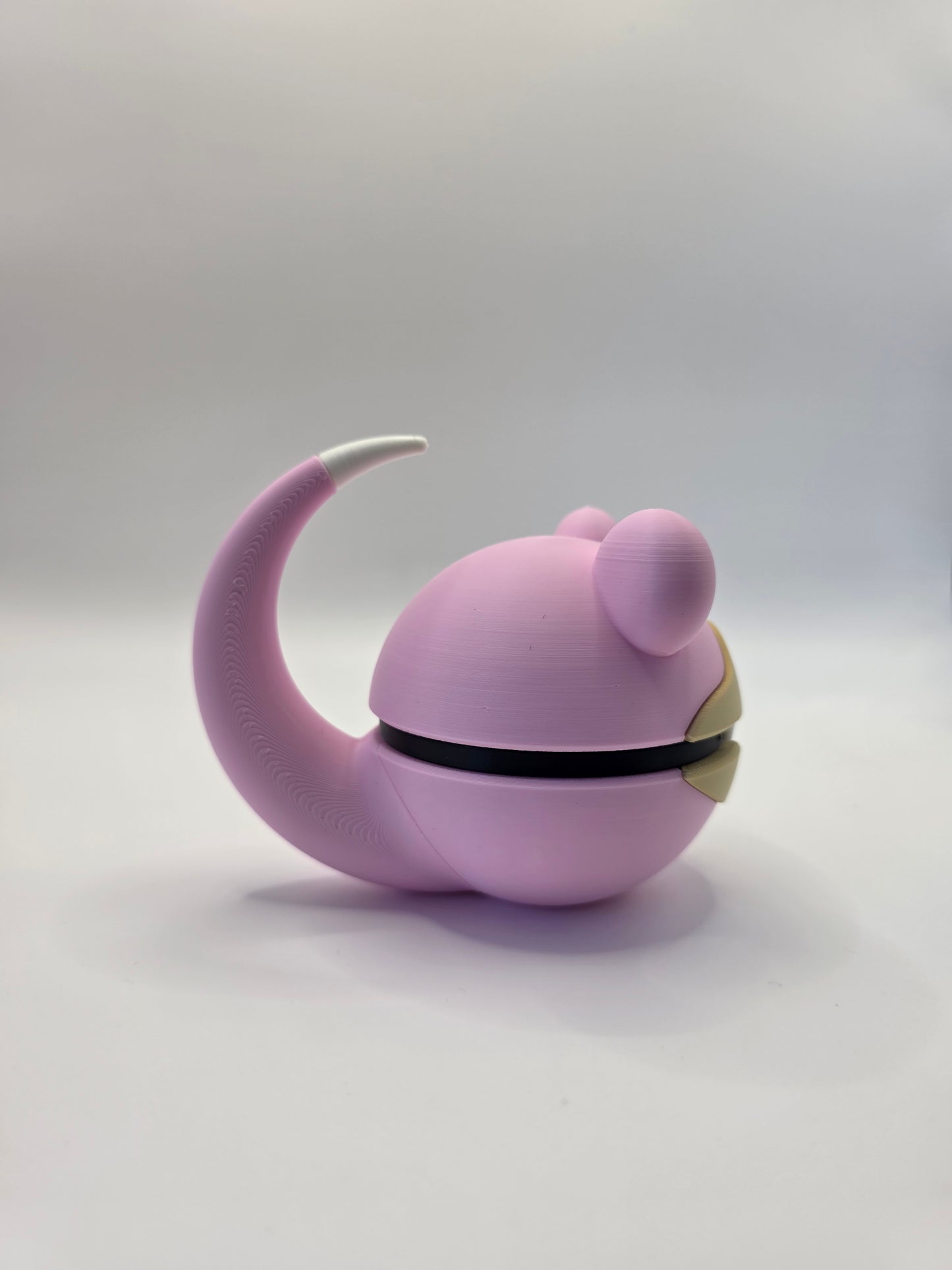 Character Design - 3D Printed Character Ball - Slowpoke - Unique Display Collectible.