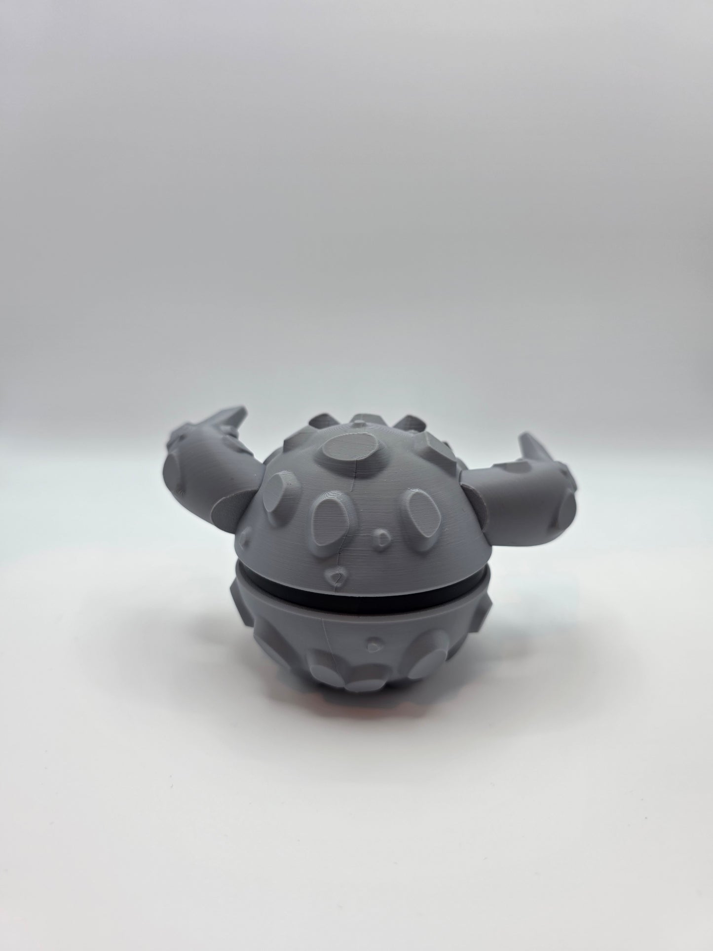 Character Design - 3D Printed Character Ball - Graveler - Unique Display Collectible.