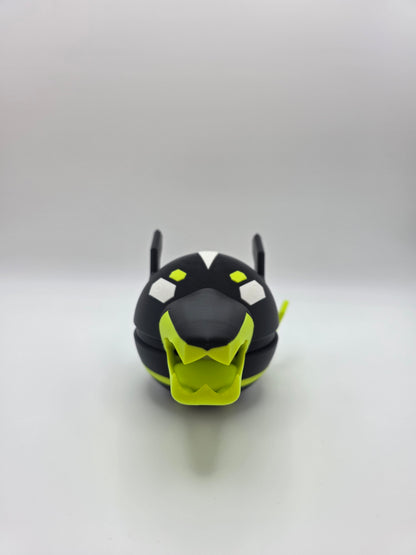 Character Design - 3D Printed Character Ball - Zygarde 10% Form - Unique Display Collectible.