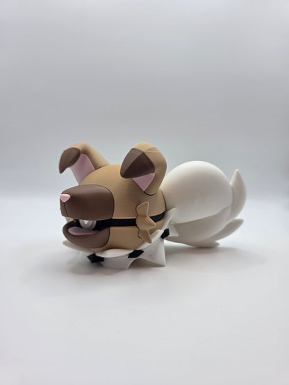 Character Design - 3D Printed Character Ball - Rockruff - Unique Display Collectible.