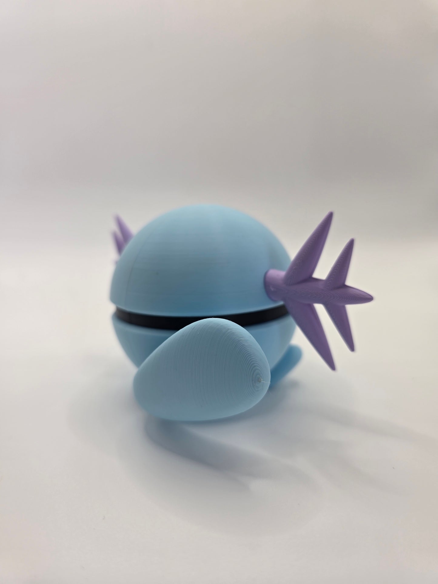Character Design - 3D Printed Character Ball - Wooper - Unique Display Collectible.