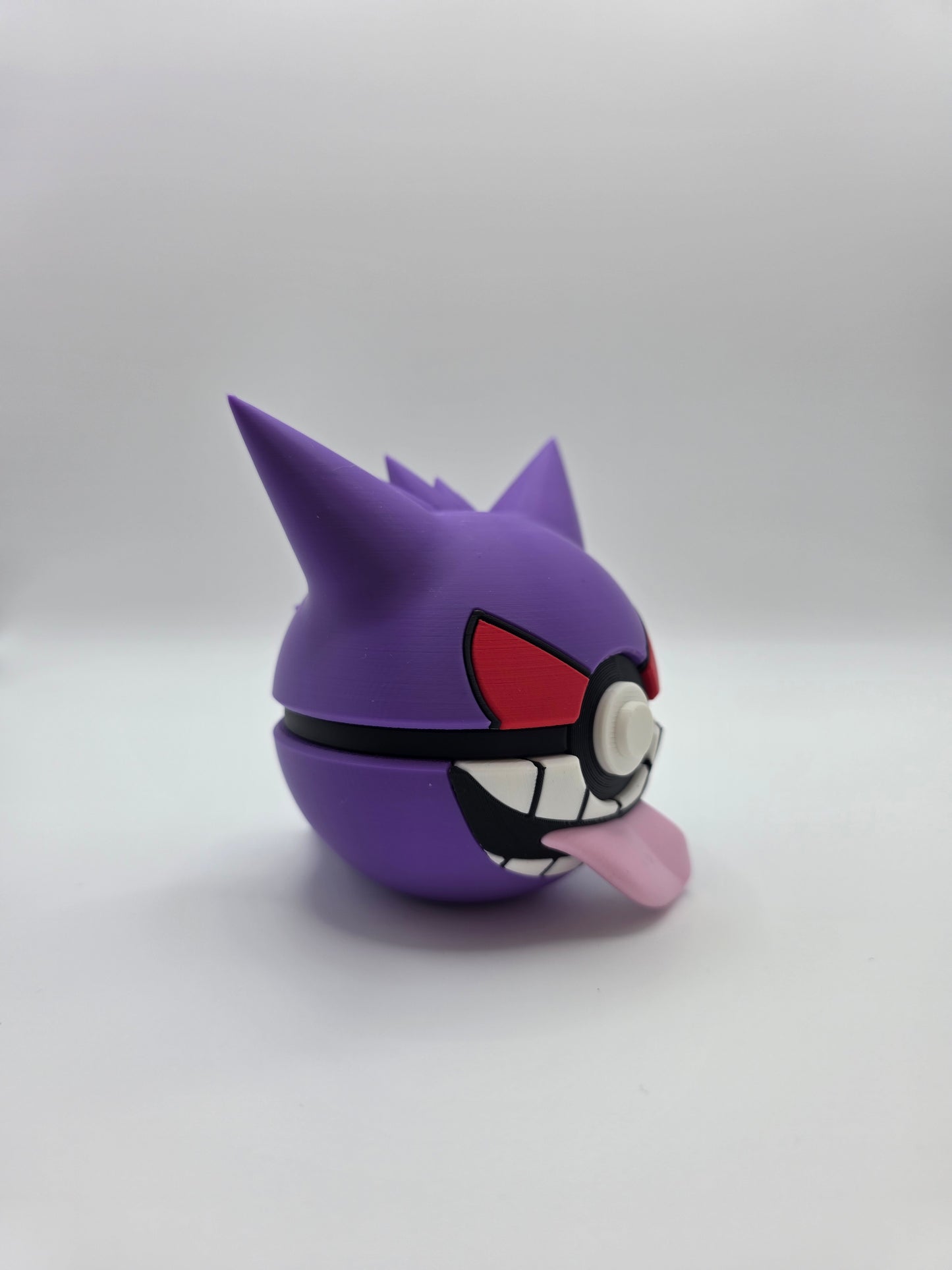 Character Design - 3D Printed Character Ball - Gengar - Unique Display Collectible.
