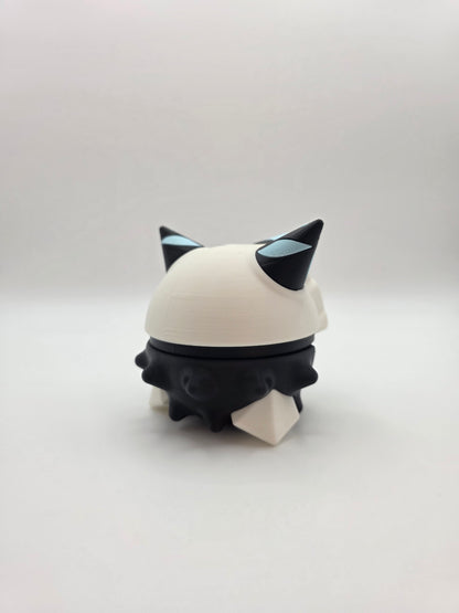 Character Design - 3D Printed Character Ball - Mega Glalie - Unique Display Collectible.