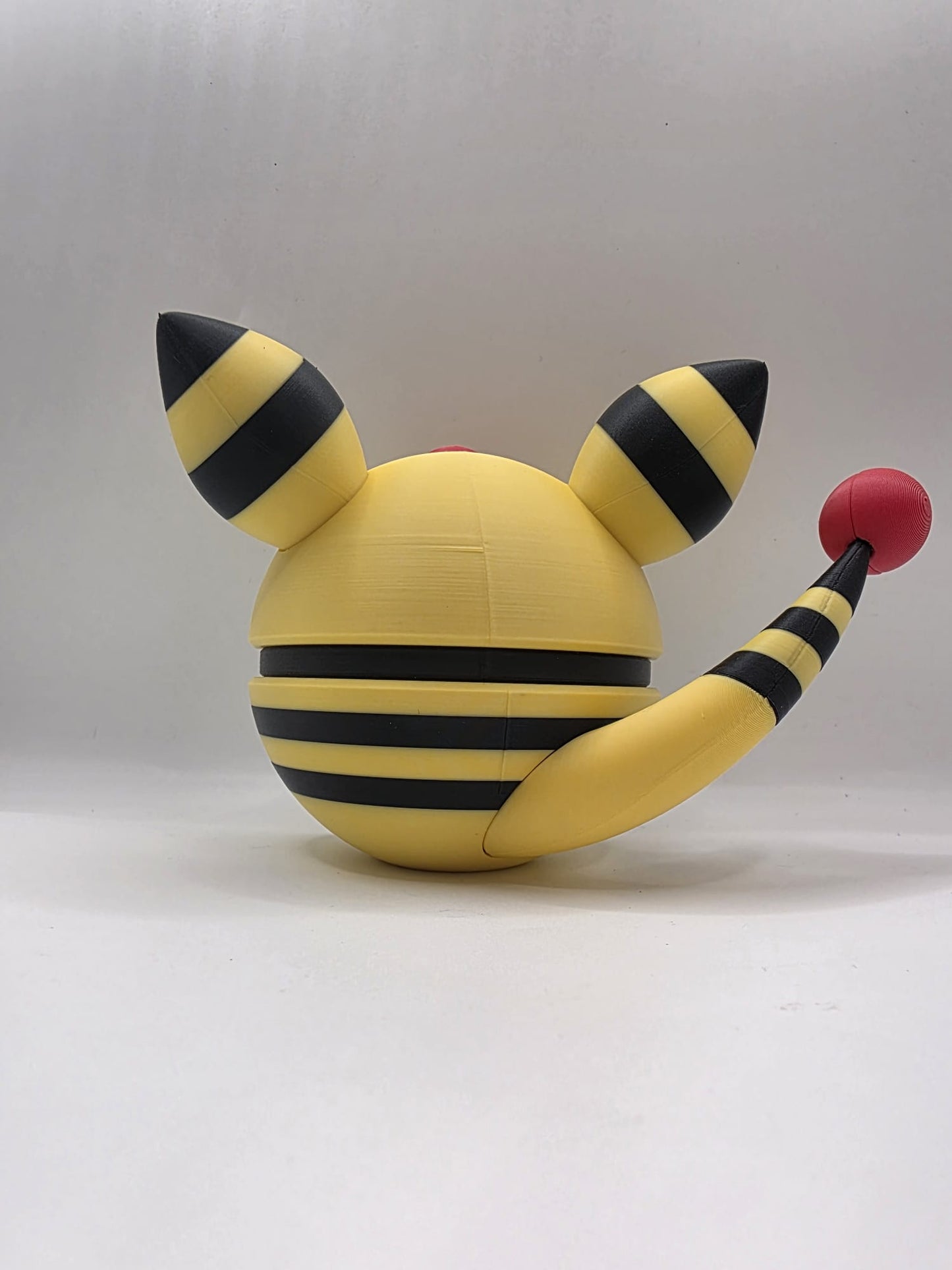 Pokemon Character Design - 3D Printed Pokeball - Ampharos - Exclusive Display Collectible.