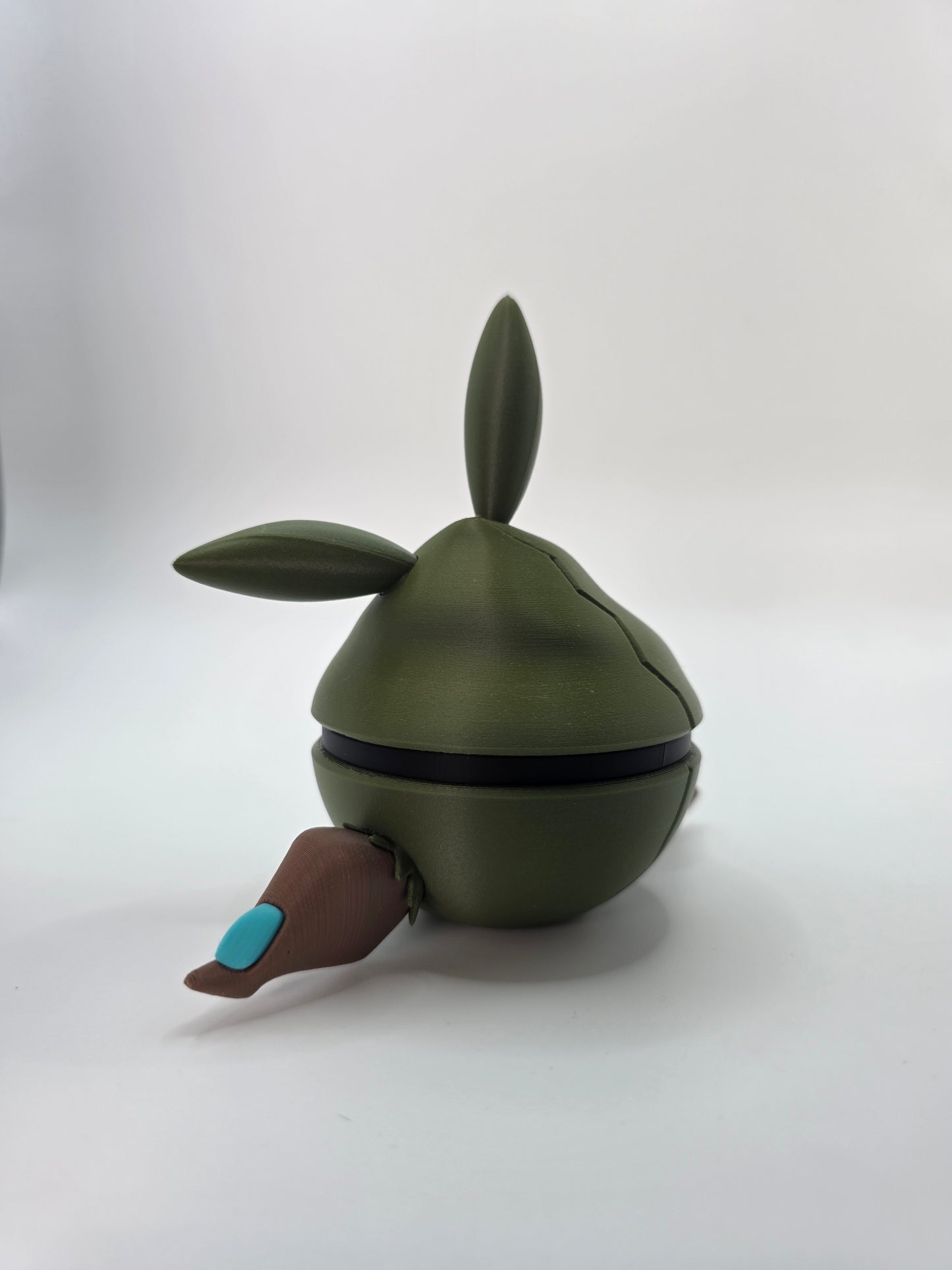 Character Design - 3D Printed Character Ball - Trubbish - Unique Display Collectible.