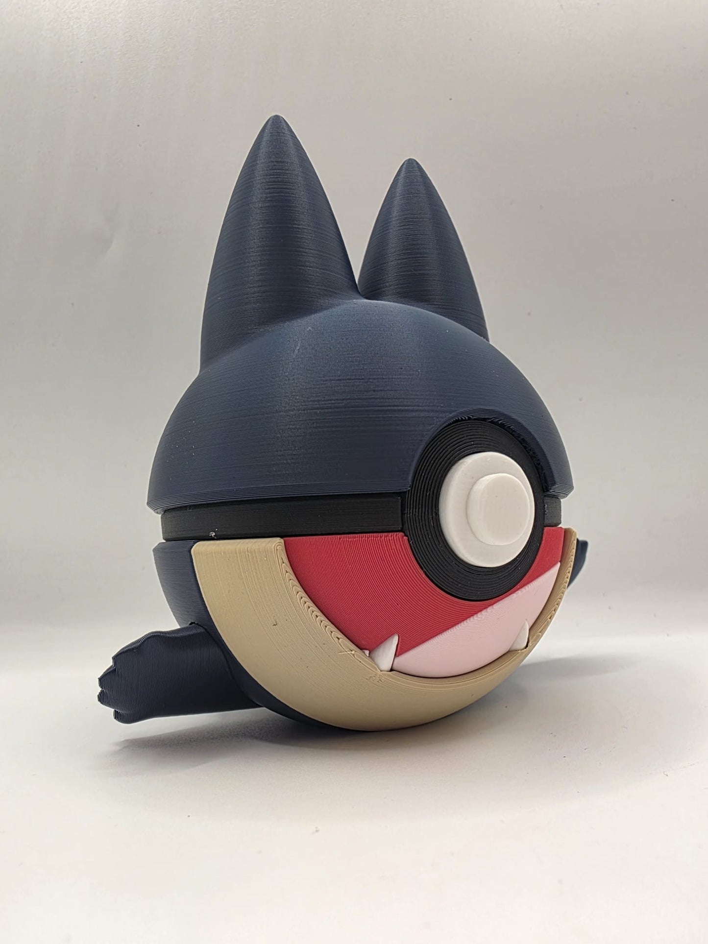 Pokemon Character Design - 3D Printed Pokeball - Munchlax - Exclusive Display Collectible.