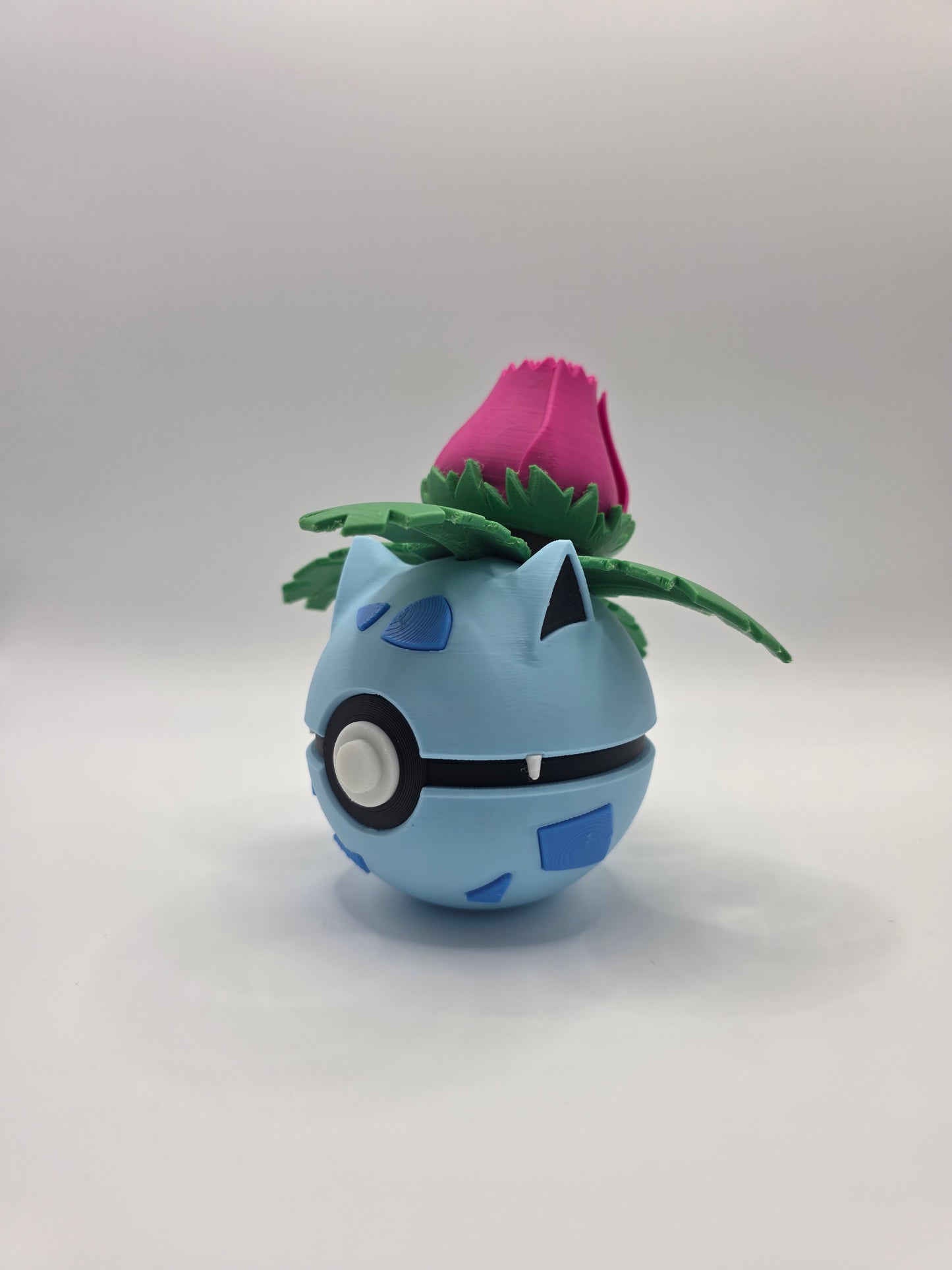 Character Design - 3D Printed Character Ball - Ivysaur - Unique Display Collectible.