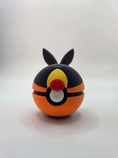 Character Design - 3D Printed Character Ball - Tepig - Unique Display Collectible.