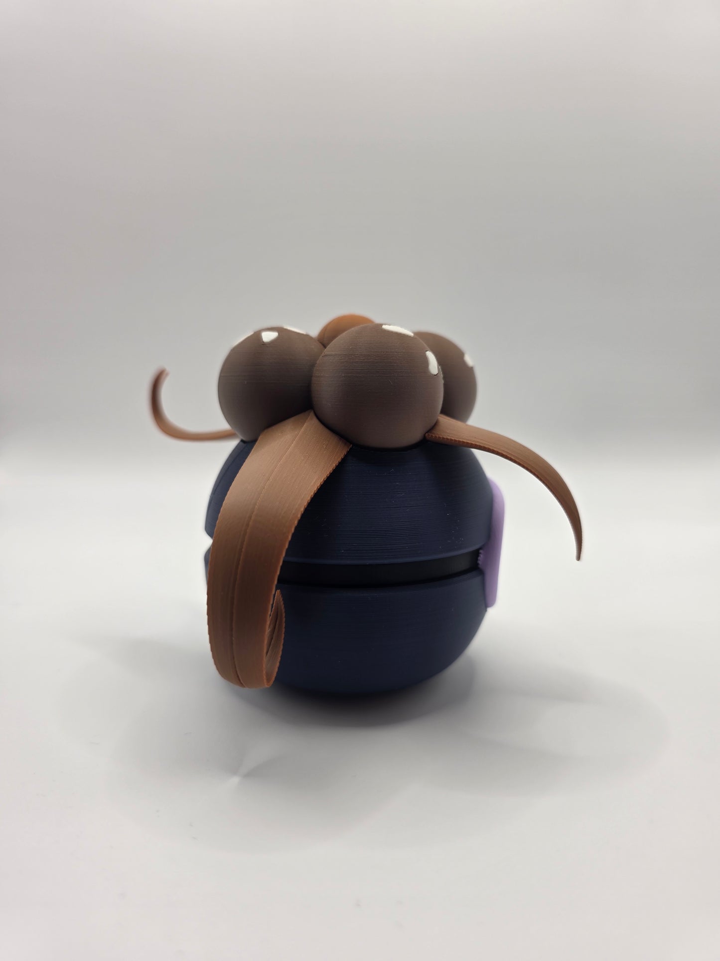 Character Design - 3D Printed Character Ball - Gloom - Unique Display Collectible.