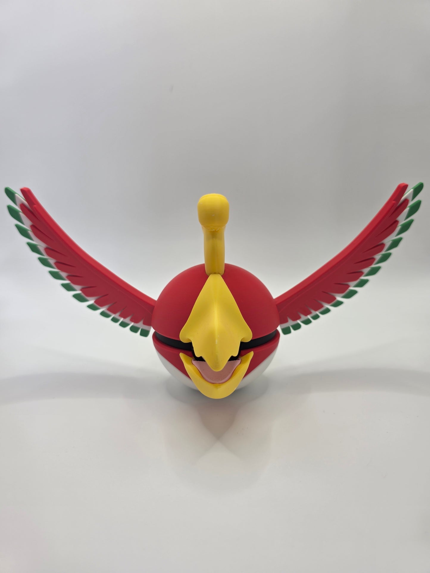 Character Design - 3D Printed Character Ball - Ho-oh - Unique Display Collectible.
