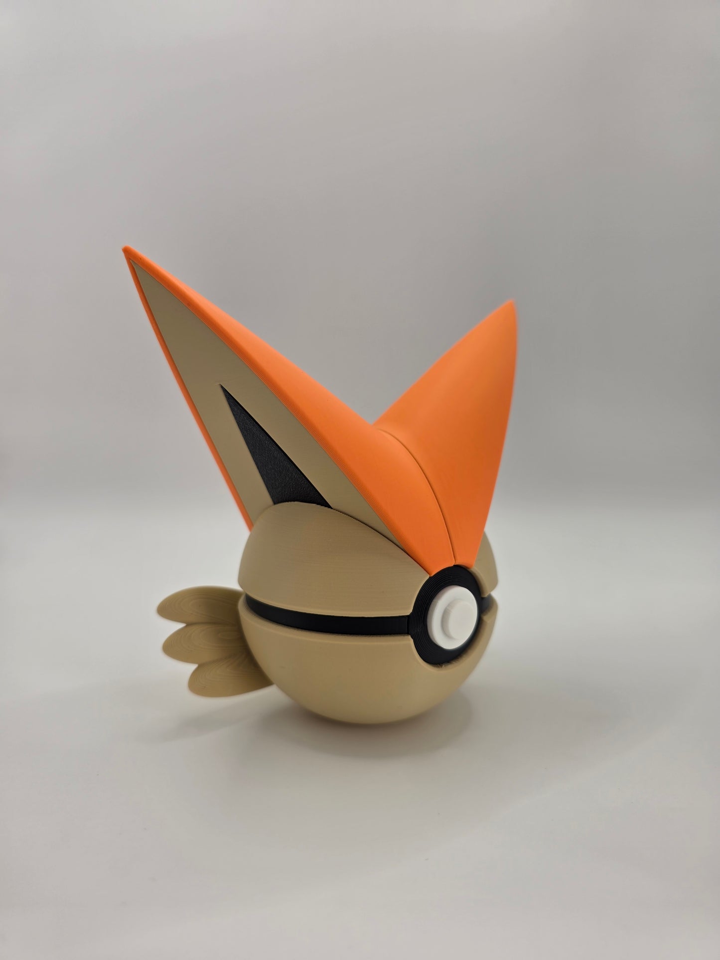 Character Design - 3D Printed Character Ball - Victini - Unique Display Collectible.