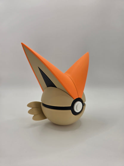 Character Design - 3D Printed Character Ball - Victini - Unique Display Collectible.