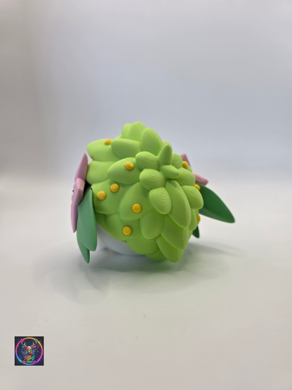 Character Design - 3D Printed Character Ball - Shaymin Land Form - Unique Display Collectible.