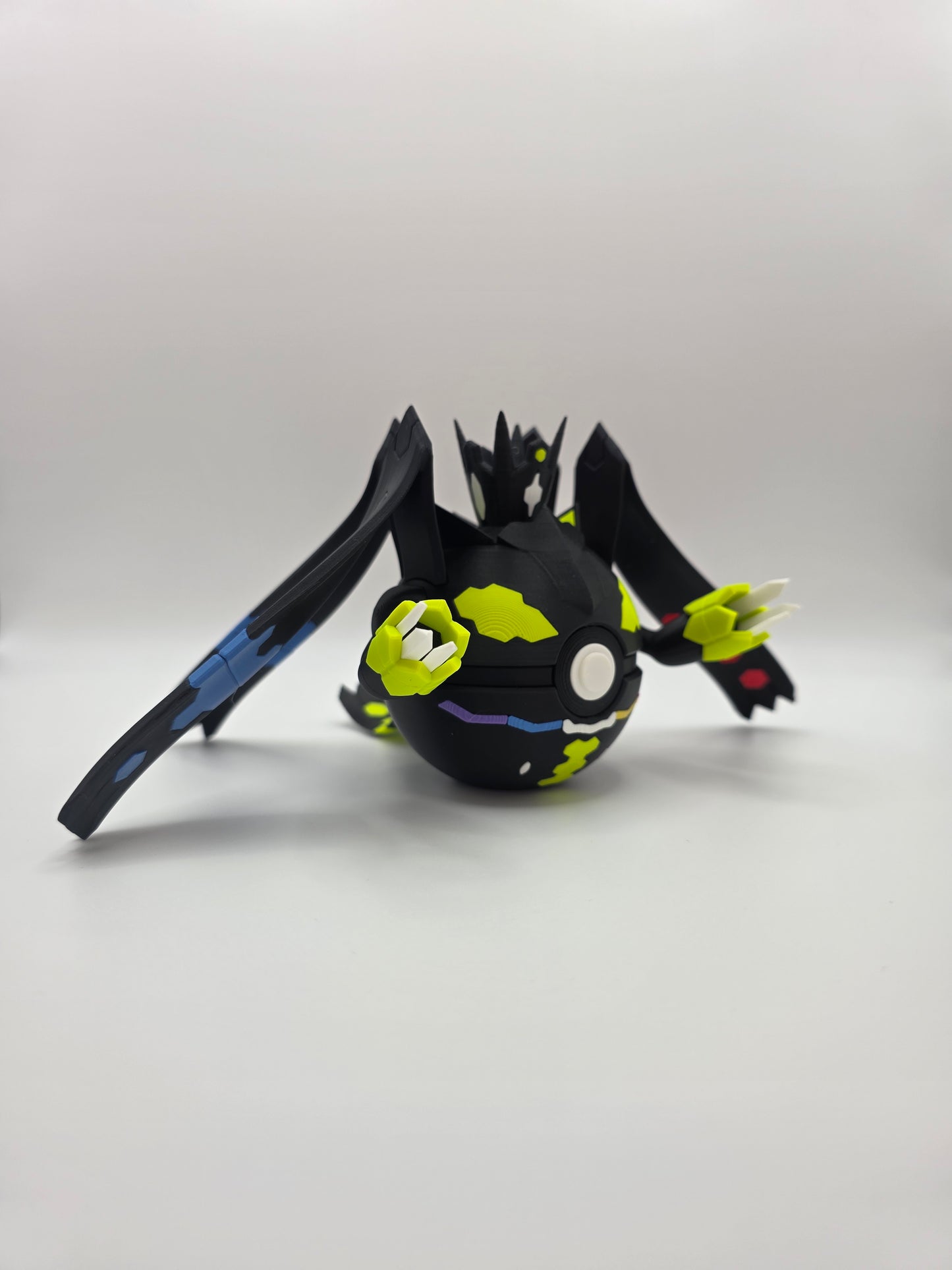 Character Design - 3D Printed Character Ball - Zygarde Complete Form - Unique Display Collectible.
