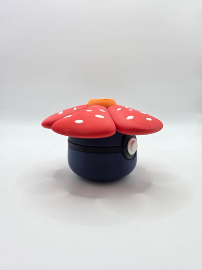 Character Design - 3D Printed Character Ball - Vileplume - Unique Display Collectible.