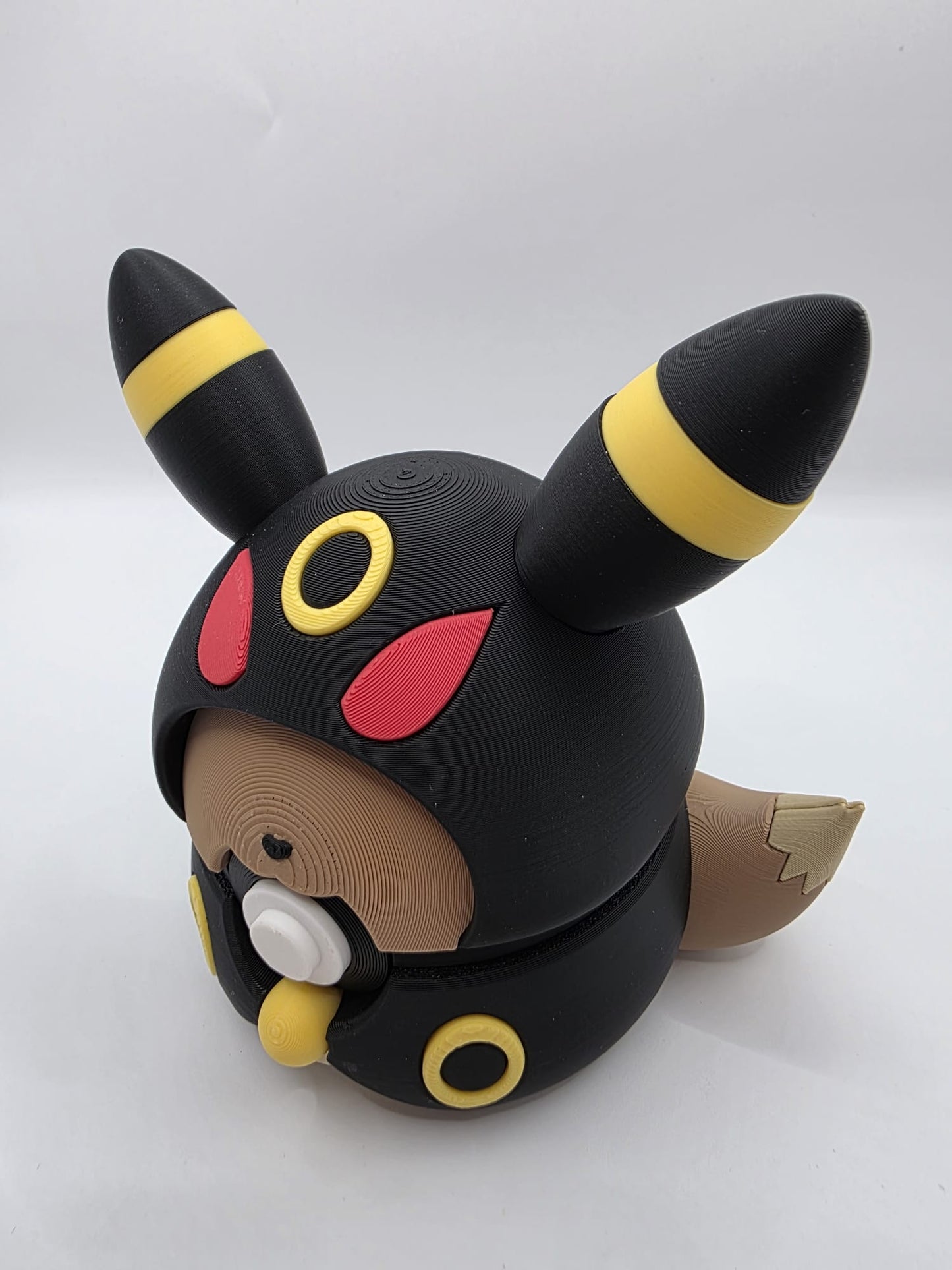 Pokemon Character Design - 3D Printed Pokeball - Eevee Poncho  - Exclusive Display Collectible.