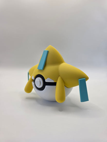 Character Design - 3D Printed Character Ball - Jirachi - Unique Display Collectible.
