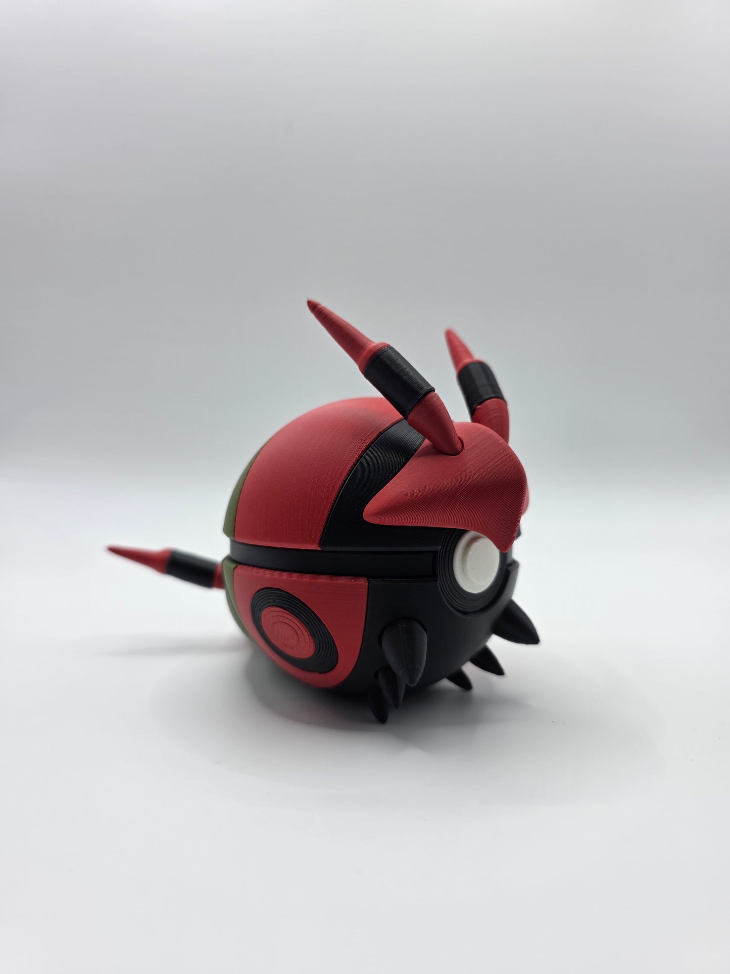 Character Design - 3D Printed Character Ball - Venipede - Unique Display Collectible.
