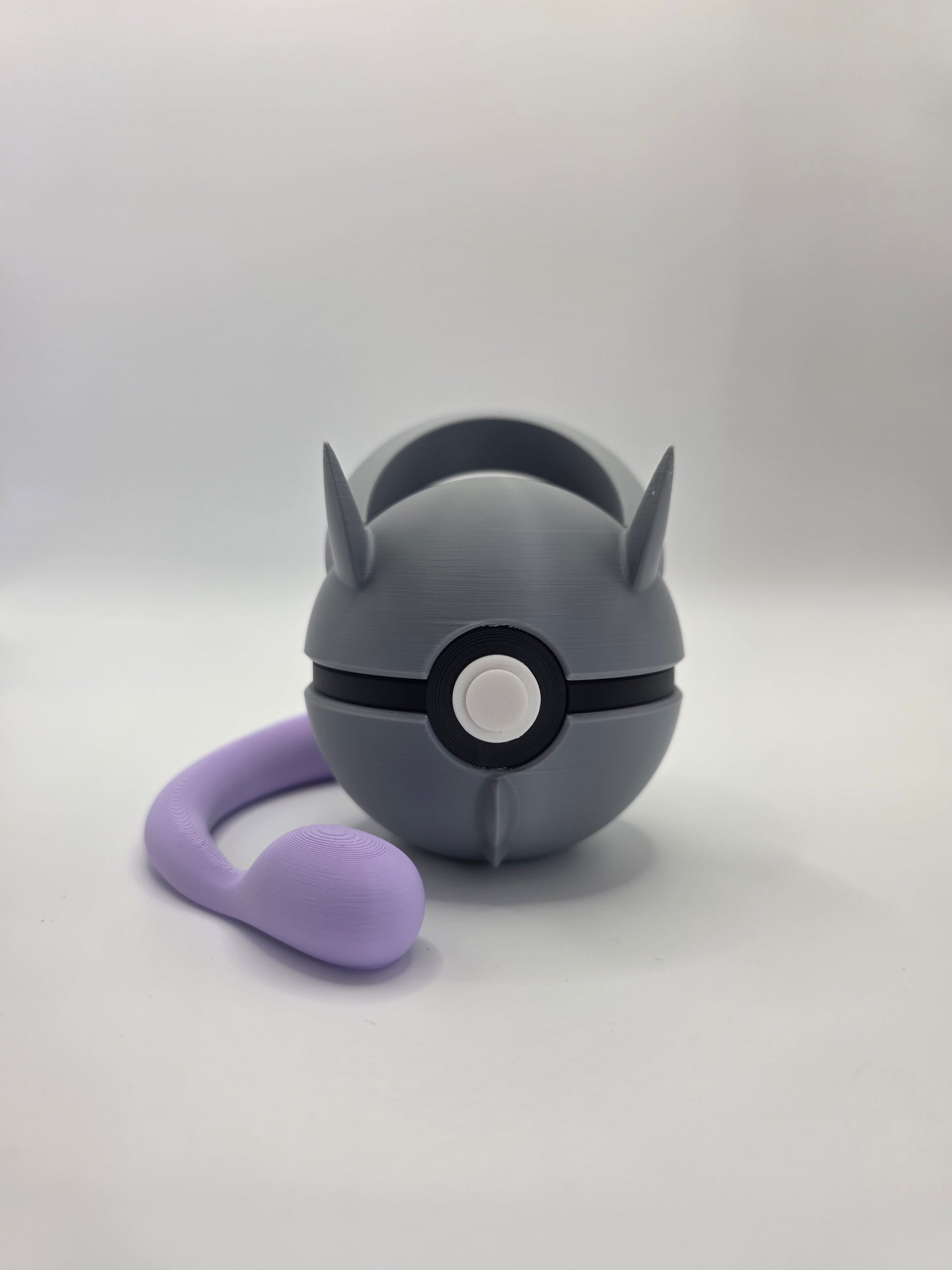 Character Design - 3D Printed Character Ball - Mega Mewtwo Y - Unique Display Collectible.