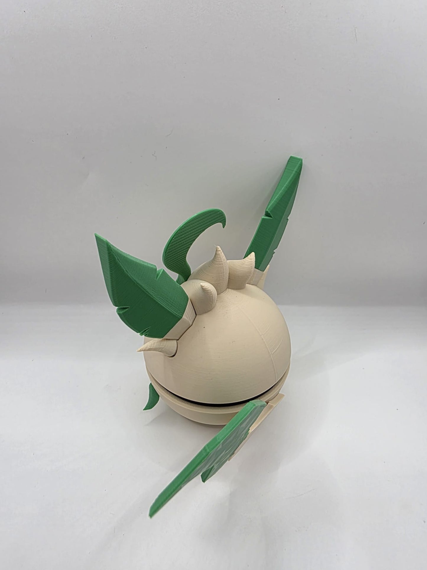 Pokemon Character Design - 3D Printed Pokeball - Leafeon - Exclusive Display Collectible.