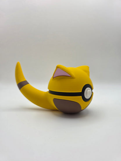 Character Design - 3D Printed Character Ball - Abra - Unique Display Collectible.