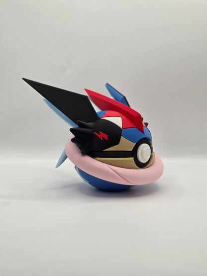 Character Design - 3D Printed Character Ball - Greninja - Unique Display Collectible.