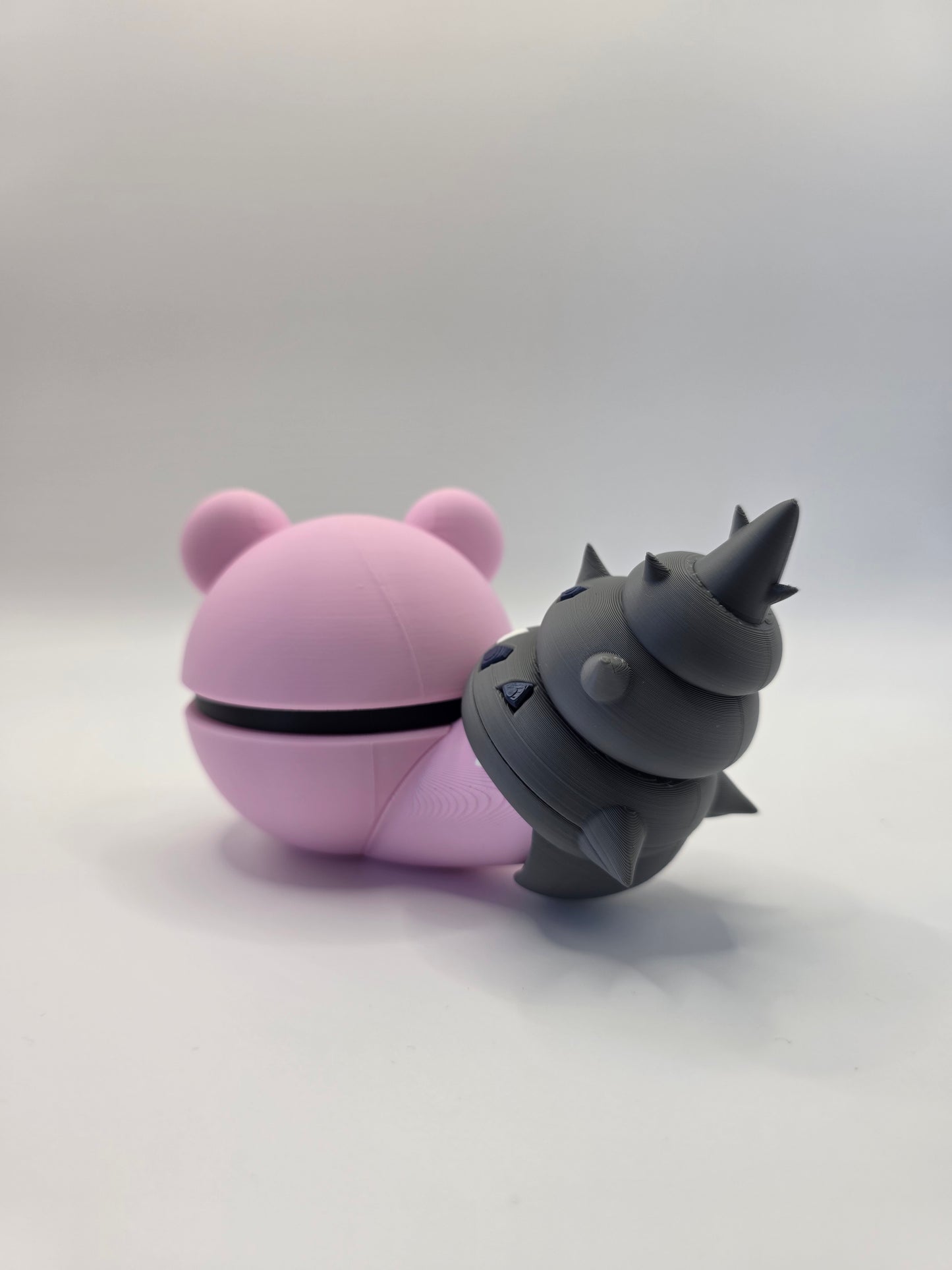 Character Design - 3D Printed Character Ball - Slowbro - Unique Display Collectible.