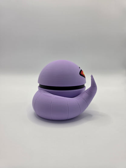 Character Design - 3D Printed Character Ball - Arbok - Unique Display Collectible.