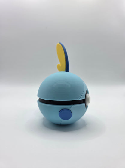 Character Design - 3D Printed Character Ball - Sobble - Unique Display Collectible.