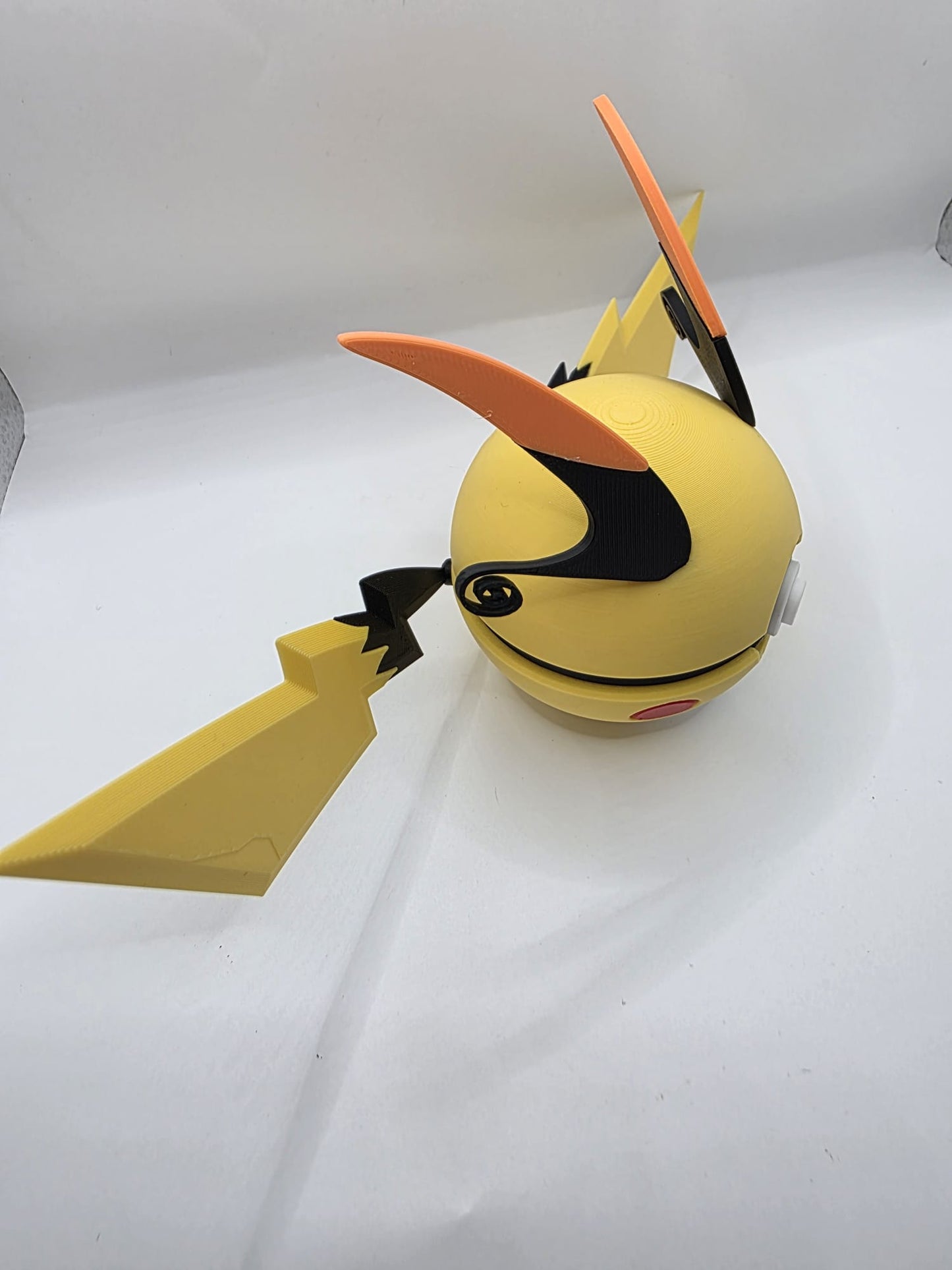Pokemon Character Design - 3D Printed Pokeball - Mega Raichu X - Exclusive Display Collectible.