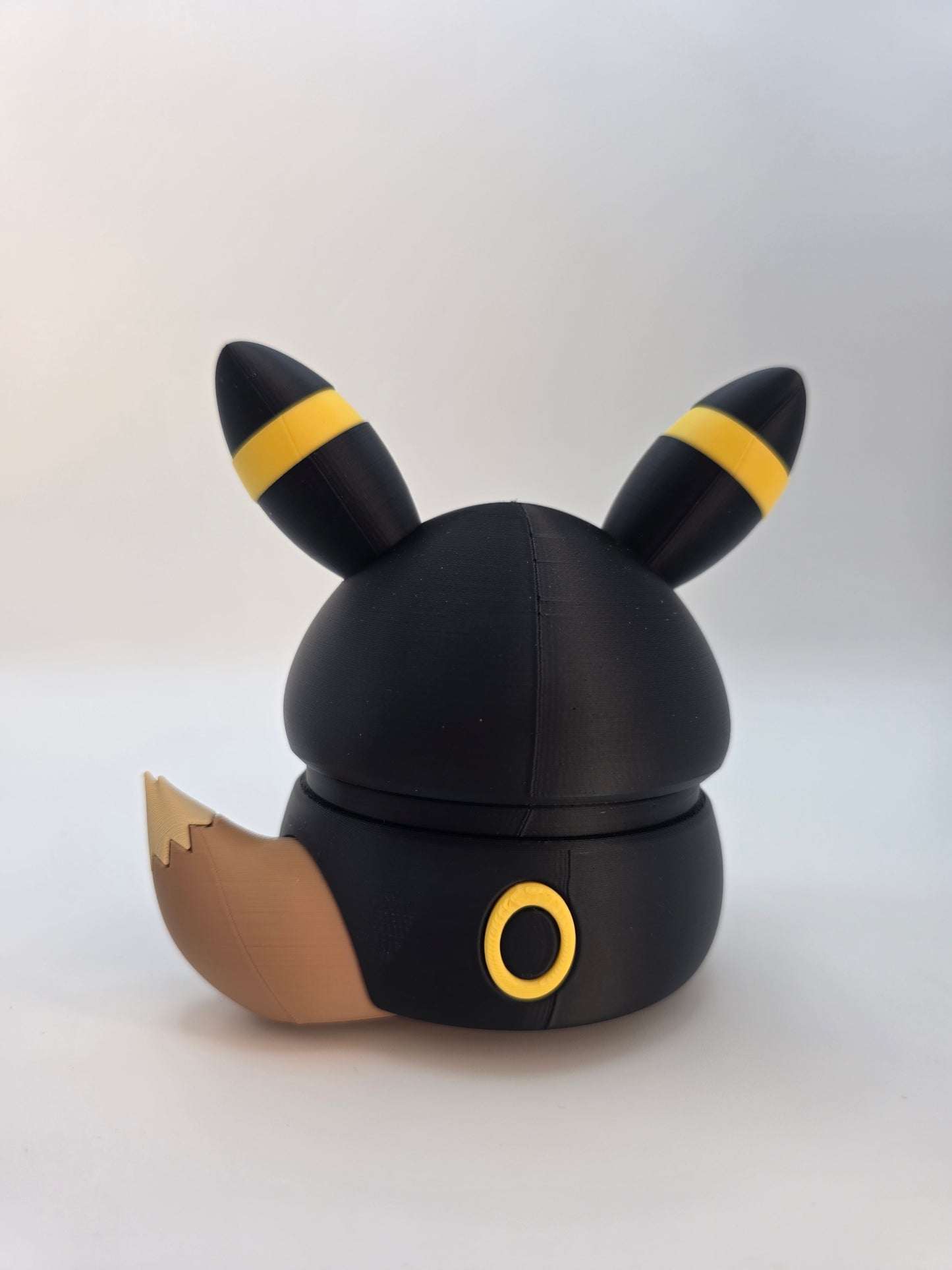 Character Design - 3D Printed Character Ball - Poncho Eevee Collection - Unique Display Collectible.