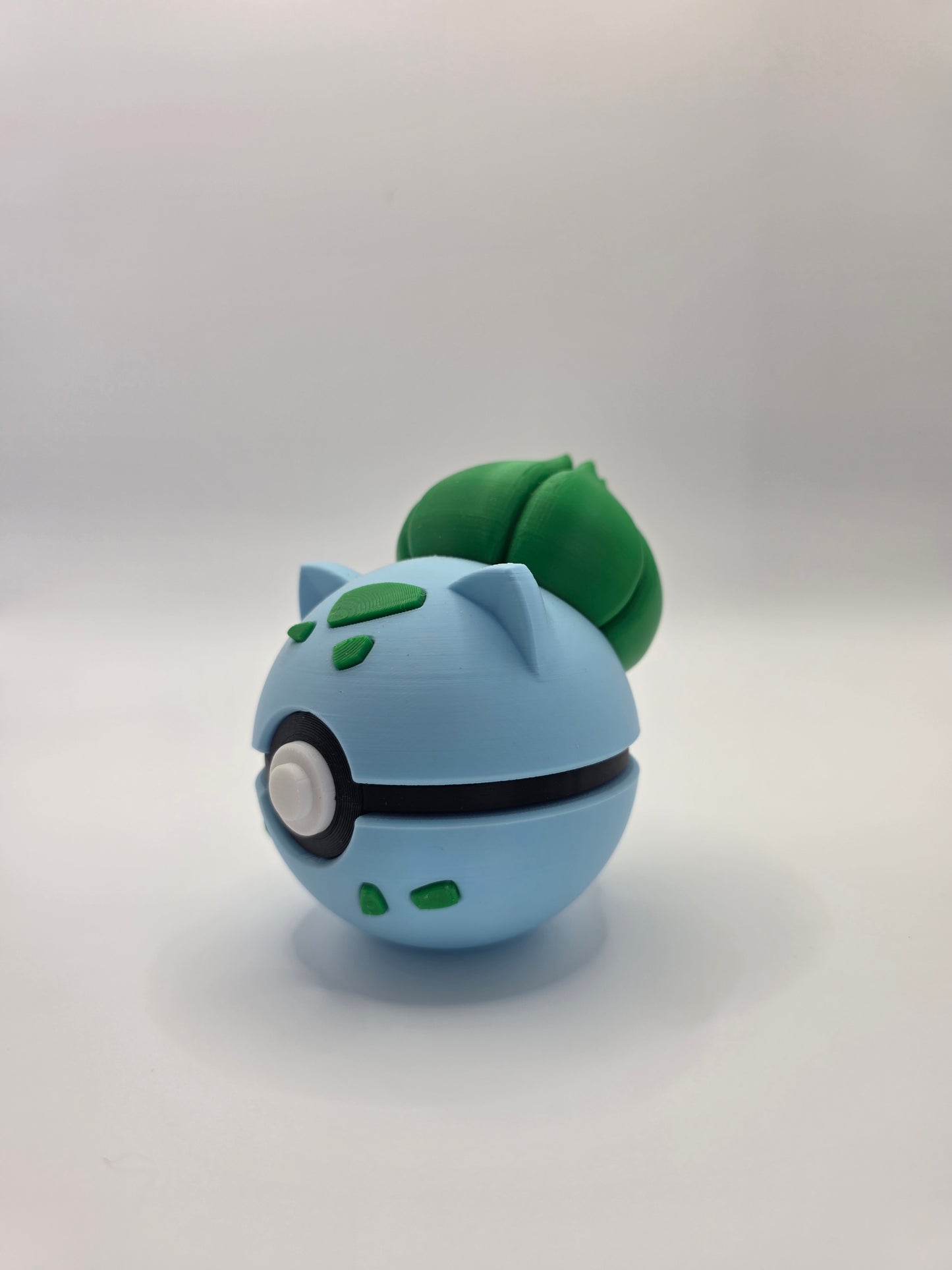Character Design - 3D Printed Character Ball - Bulbasaur - Unique Display Collectible.