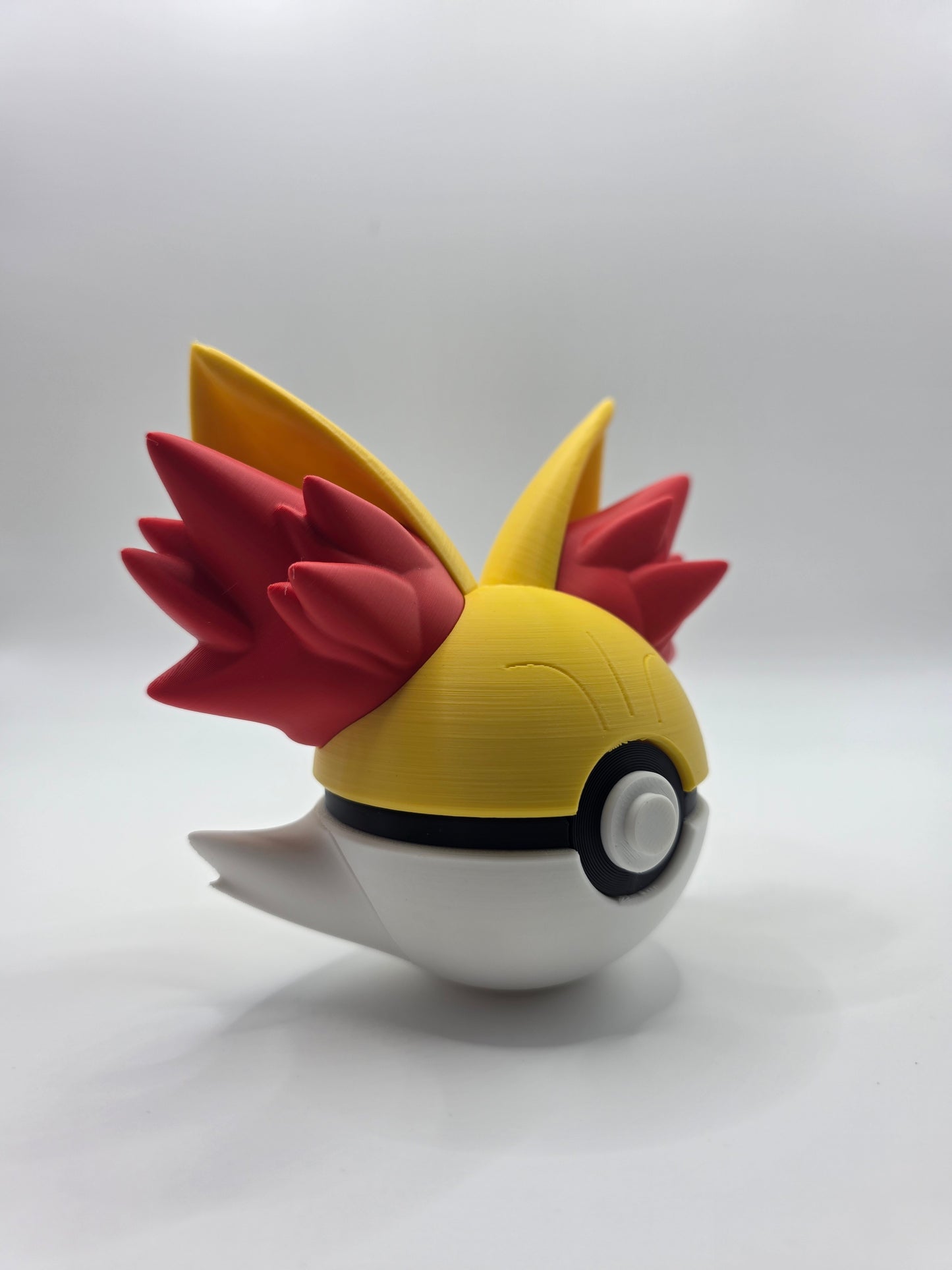 Character Design - 3D Printed Character Ball - Fennekin - Unique Display Collectible.
