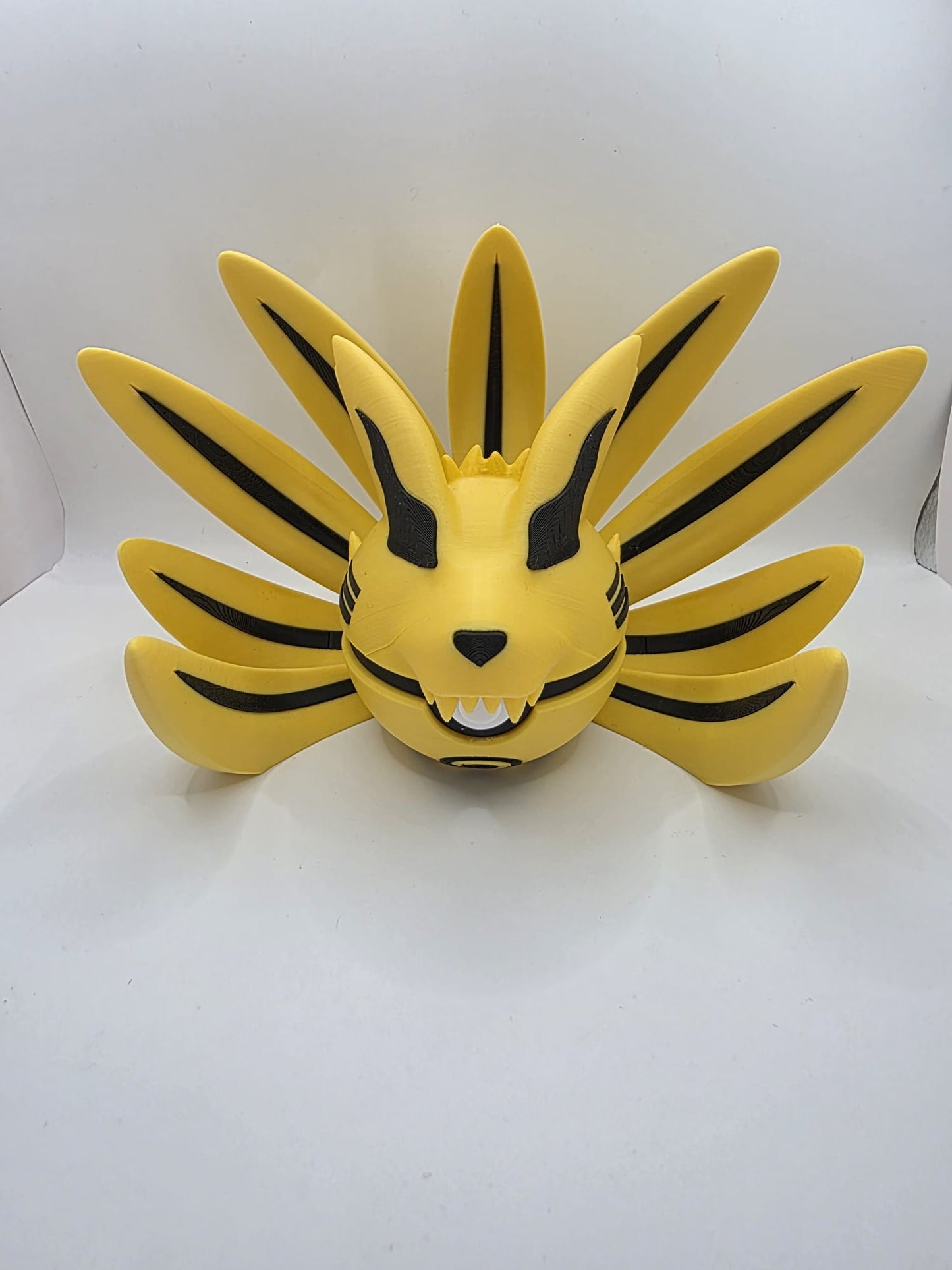 Anime Character Design - 3D Printed Pokeball - Kurama Ninetales - Exclusive Display Collectible.