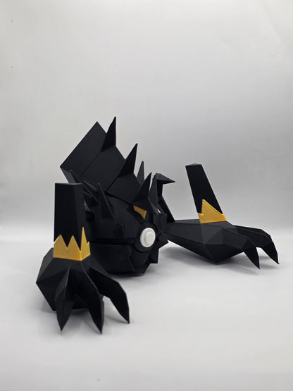 Character Design - 3D Printed Character Ball - Necrozma - Unique Display Collectible.